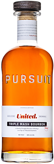 Pursuit United Blended Straight Bourbon 108 Proof 700ml