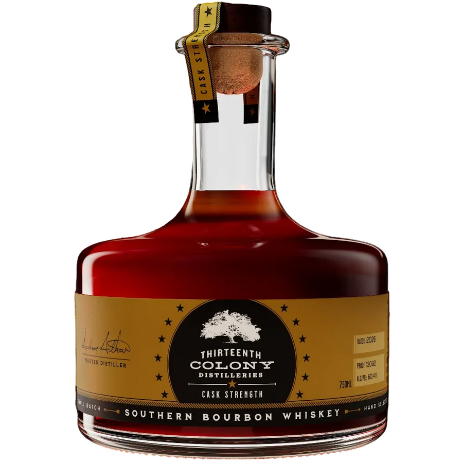 Thirteenth Colony Cask Strength Southern Bourbon Whiskey 750ml