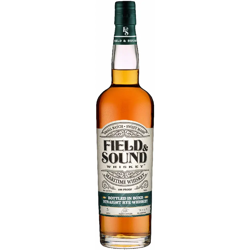 Field and sound Bottled in bond Rye Whiskey 750ml