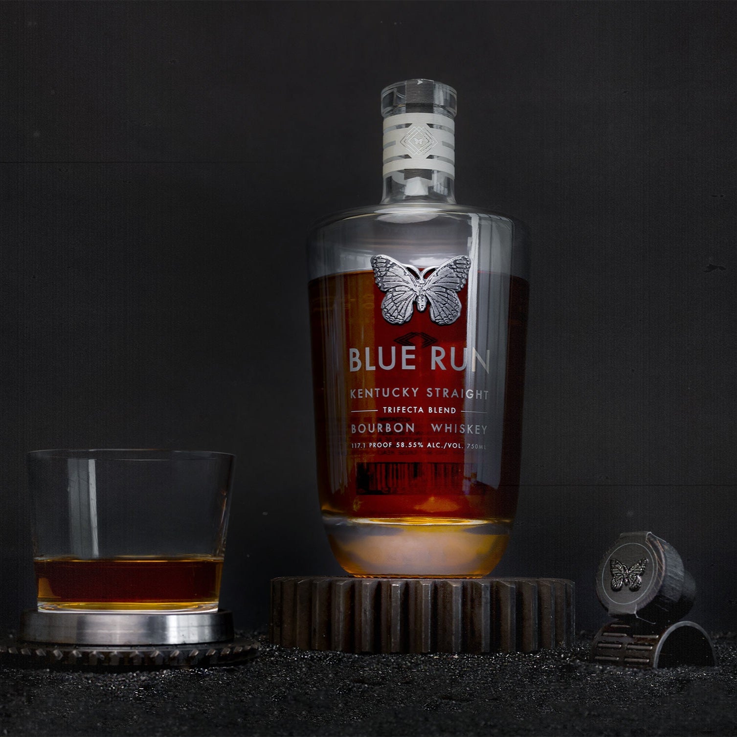 Blue Run Spirits Bourbon Lto Trifecta Blend 117.1 750 Ml