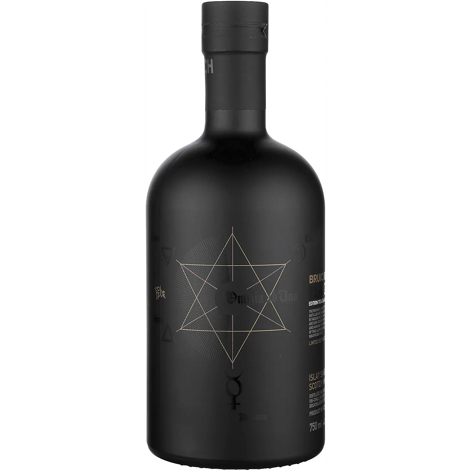 Bruichladdich Single Malt Scotch Black Art Edition 11.1 Limited Edition 24 Yr 88.4 750ml.