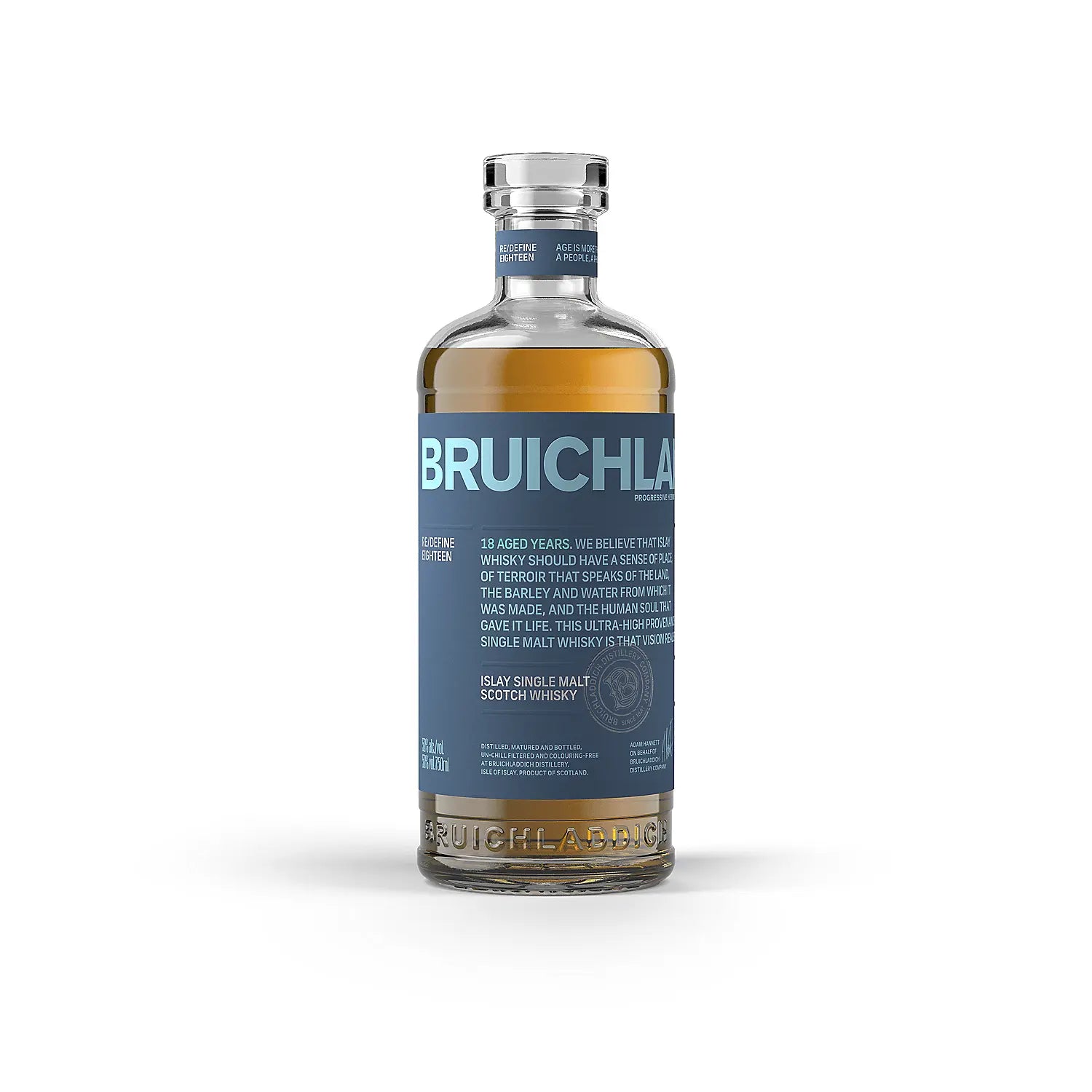 Bruichladdich Single Malt Scotch Re/Define Eighteen 18 Yr 100 750ml.