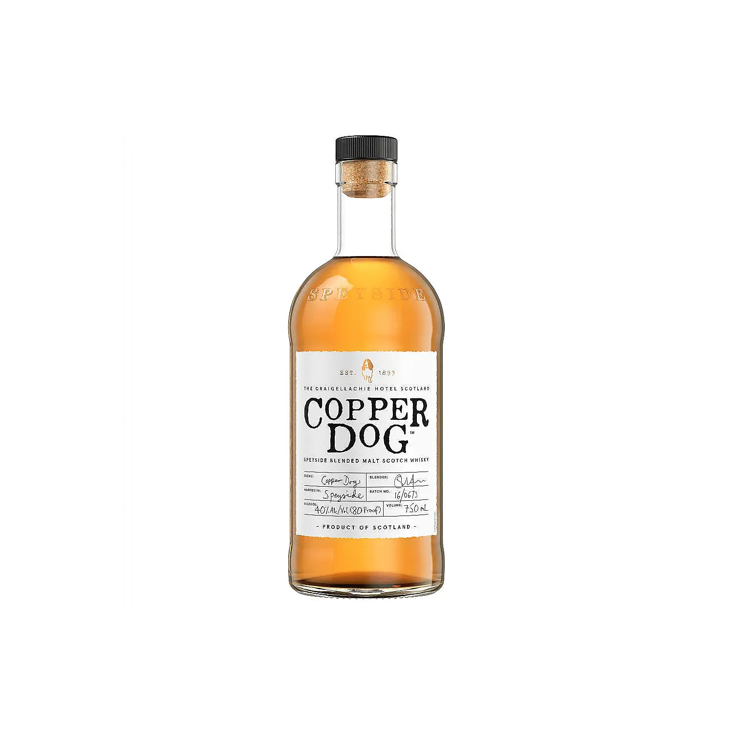 Copper Dog Blended Malt Scotch 80 750ml.