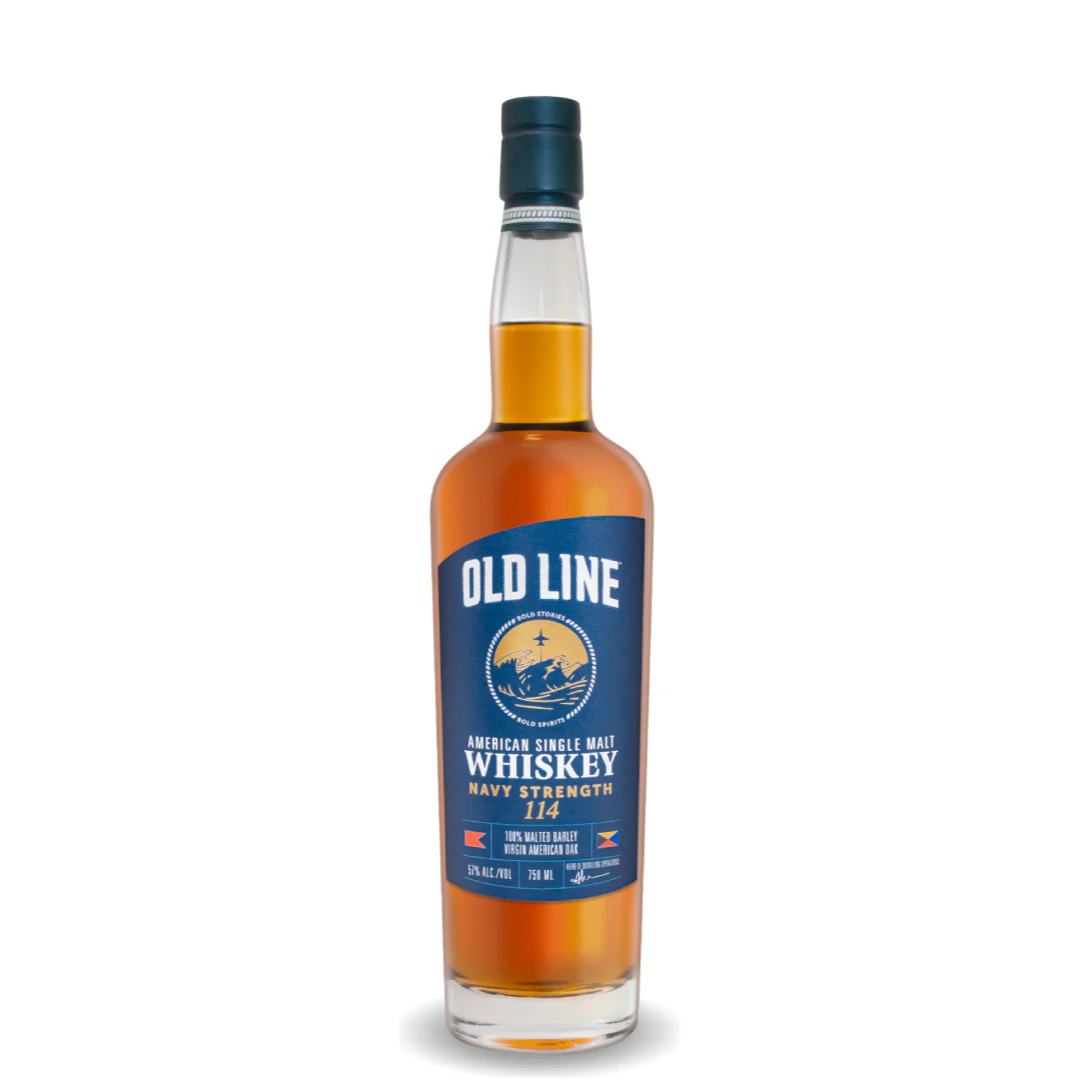 Old Line American Single Malt Whiskey Navy Strength 114 Proof 750ml