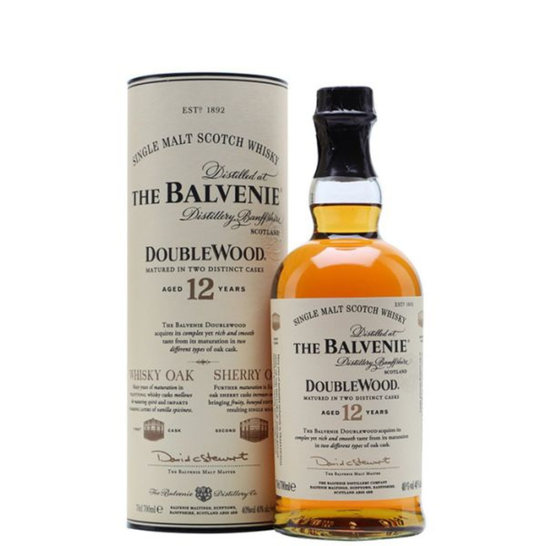 The Balvenie Doublewood 12 Years Old Single Malt Scotch Whisky American Oak 750ml