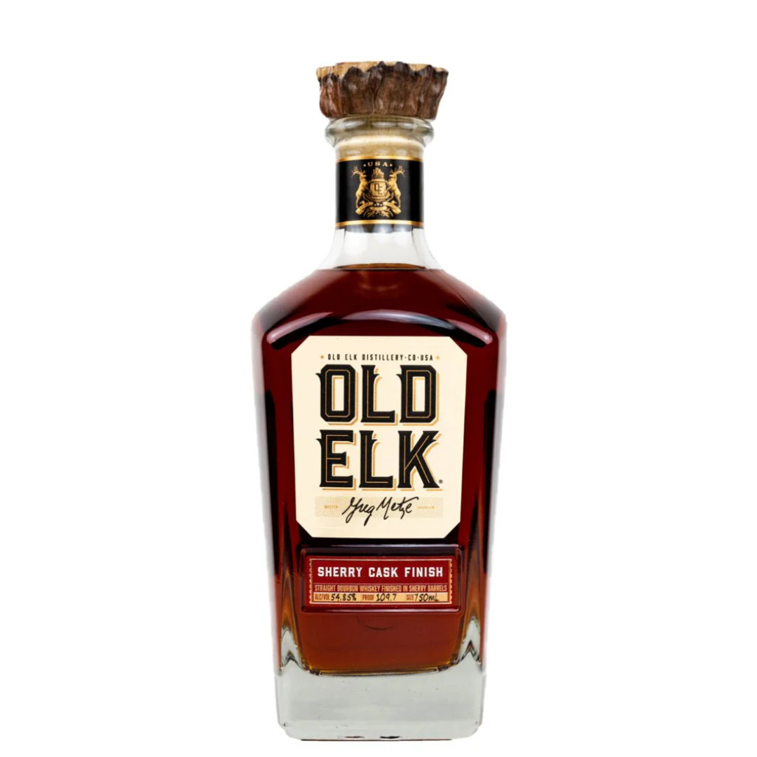 Old Elk Straight Bourbon Whiskey Sherry Cask Finished 5 Year 109.7 Proof 750ml