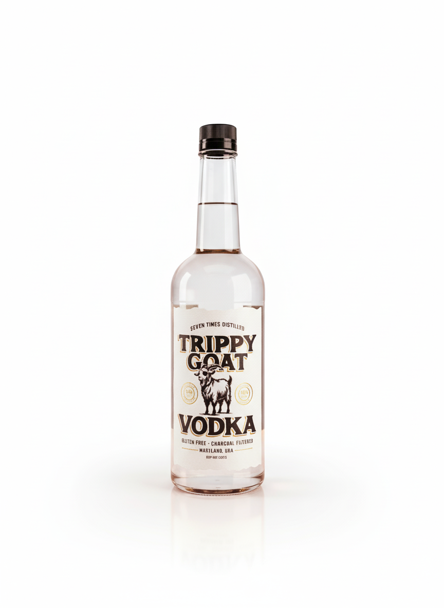 Trippy Goat Seven Times Distilled Vodka 750 ml