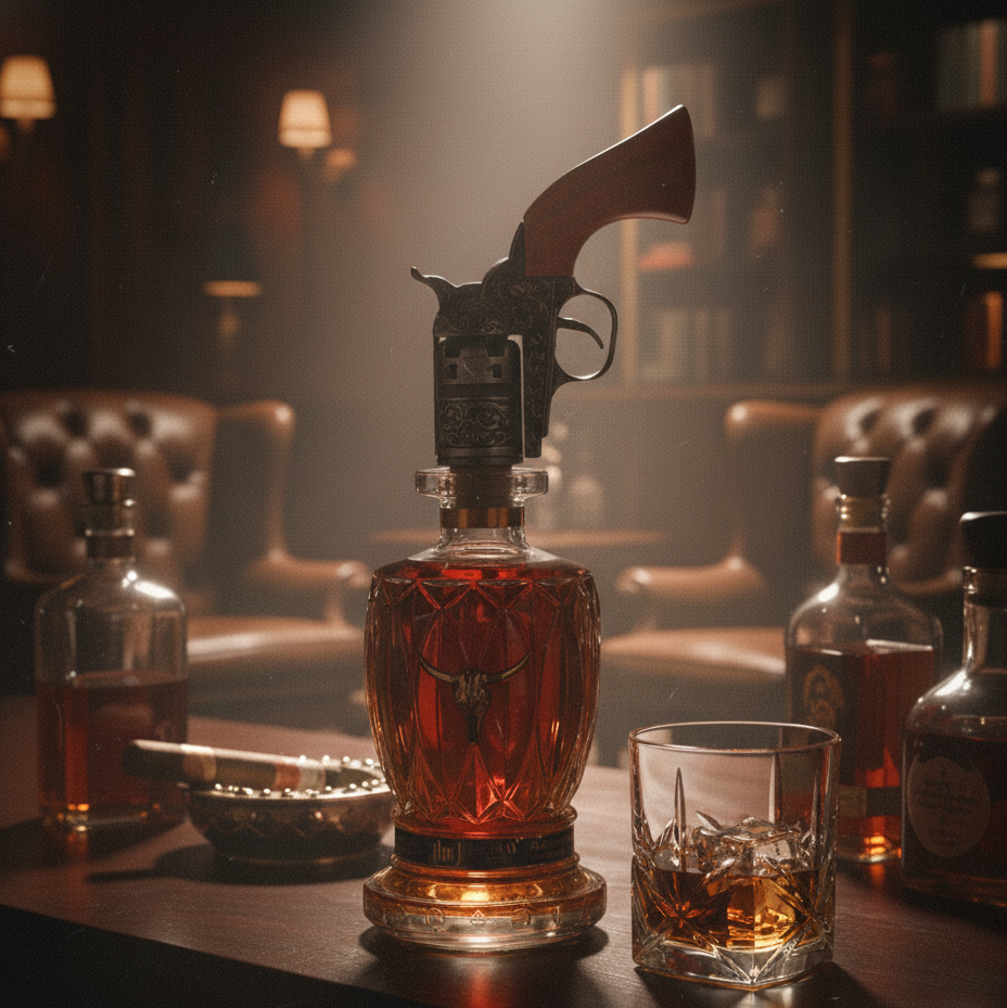 Doc Holliday 10 Year Bourbon 750ml - Limited Edition Decanter Gift Set