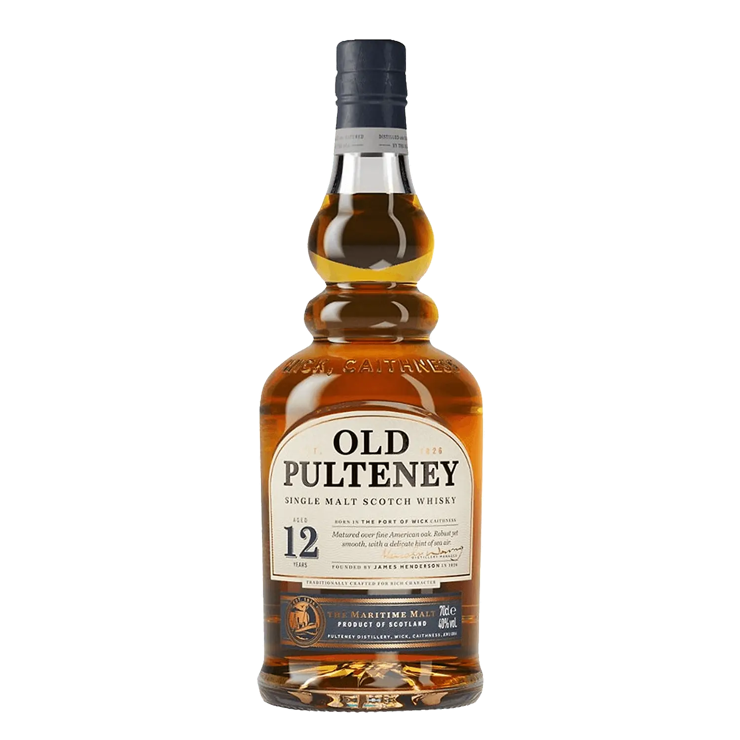 Old Pulteney Single Malt Scotch 12 Yr 80 750ml.
