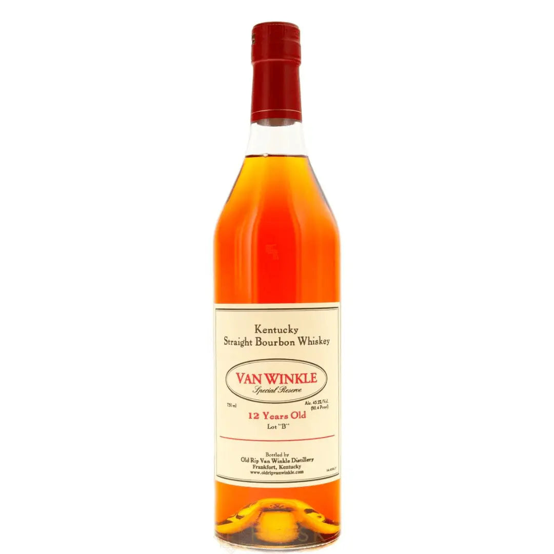 Old Rip Van Winkle Special Reserve Lot B' 12 Years Old Bourbon 750ml.