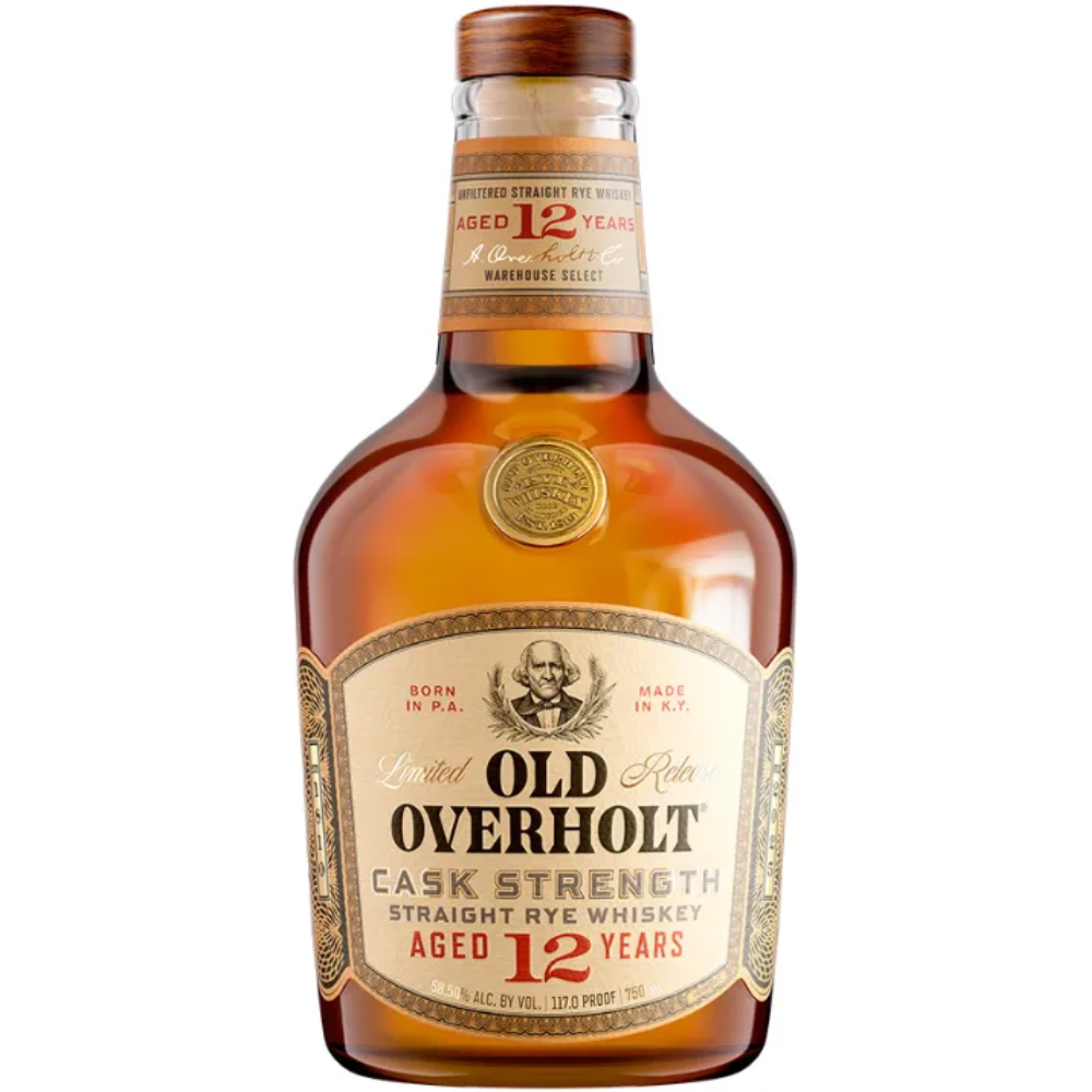 Old Overholt Straight Rye Whiskey Cask Strength Limited Release 12 Year 117 Proof 750ml