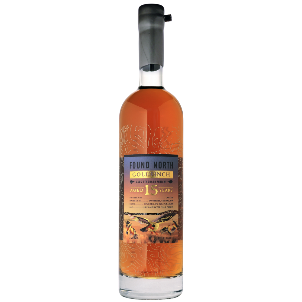 Found North Goldfinch 15 Years Old First Flight Cask Strength Whisky 750ml