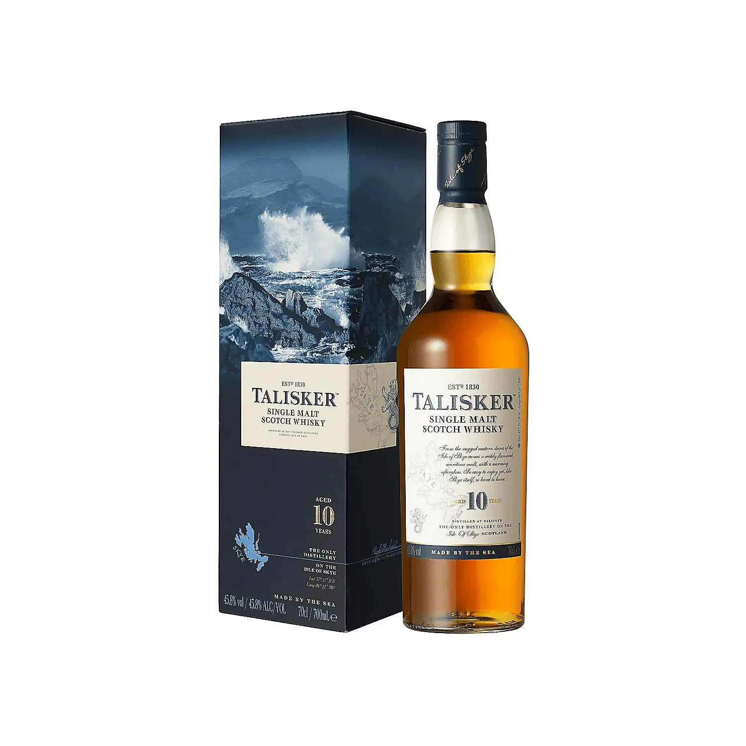 Talisker Single Malt Scotch 10 Yr 91.6 750ml.