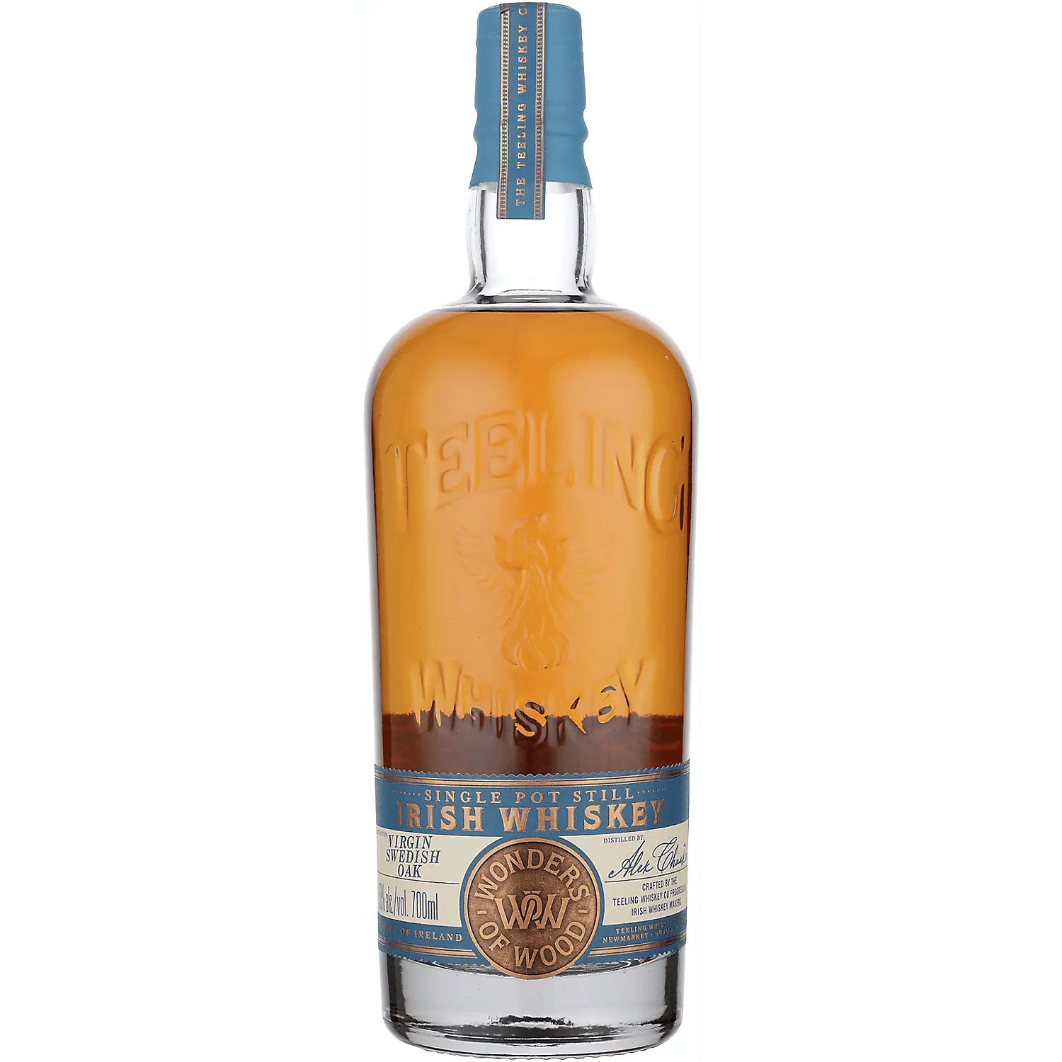 Teeling Single Pot Still Irish Whiskey Wonders Of Wood Virgin Swedish Oak 100 700ml.