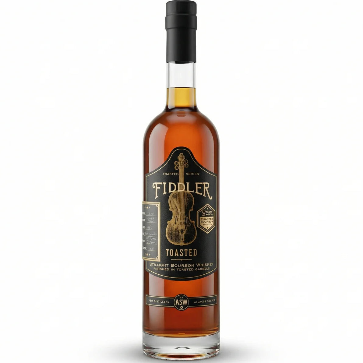 Fiddler Toasted Bourbon 7 Years Old Small Batch Whiskey 750ml