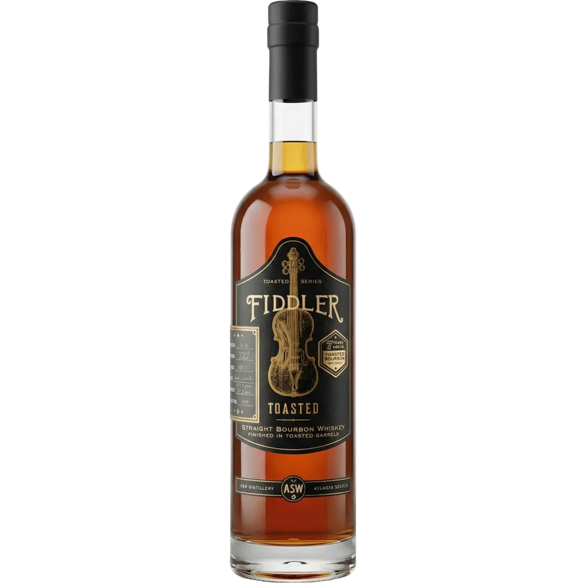 Fiddler Toasted Bourbon 7 Years Old Small Batch Whiskey 750ml