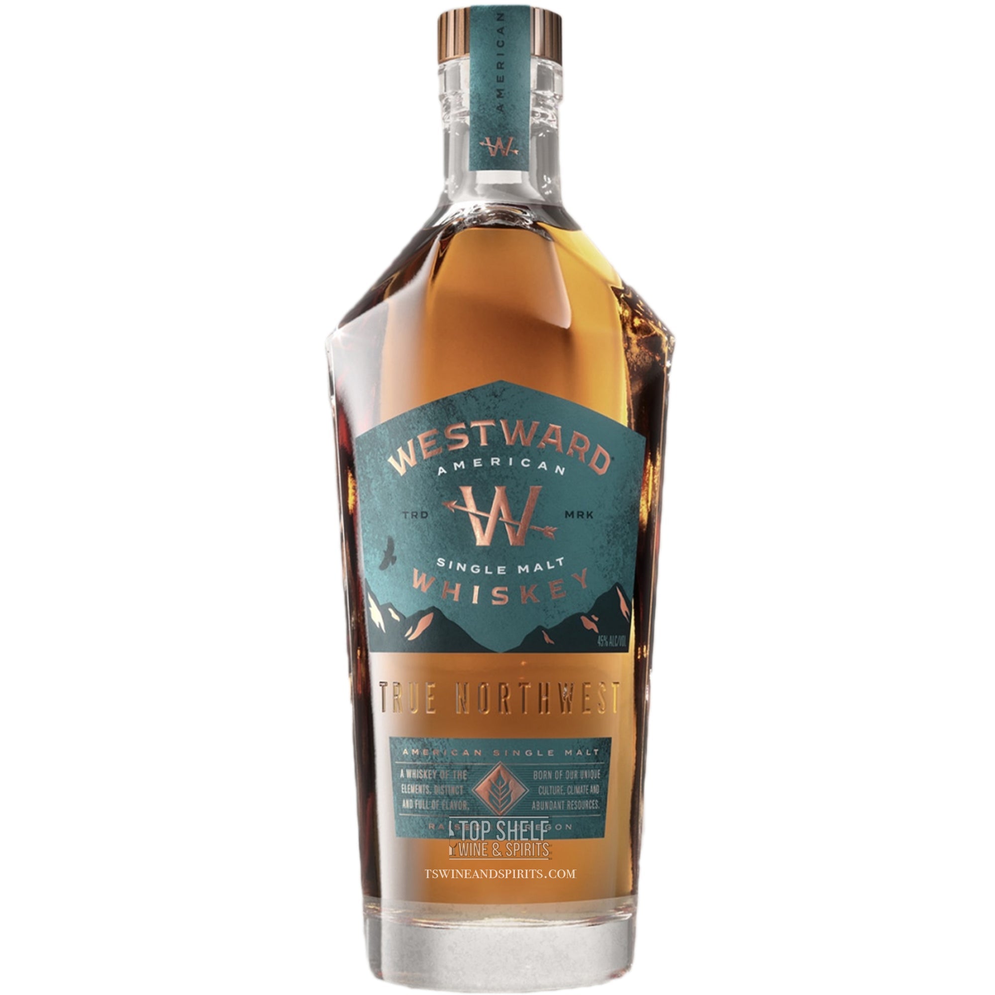 Westward American Single Malt Whiskey Ninety 375ml.