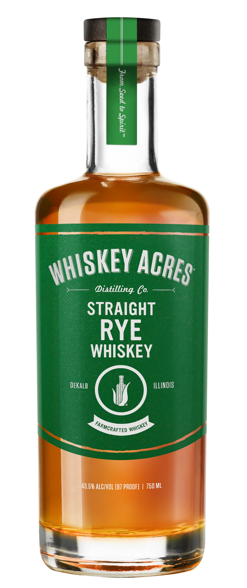 Whiskey Acres Straight Rye Whiskey 750ml