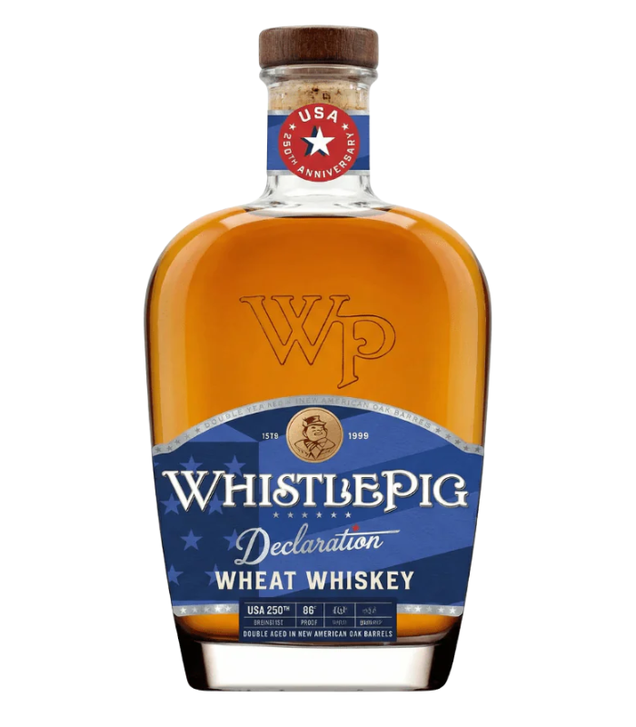WhistlePig Declaration Wheat Whiskey USA 250th Anniversary Limited Edition 86 Proof 750ml