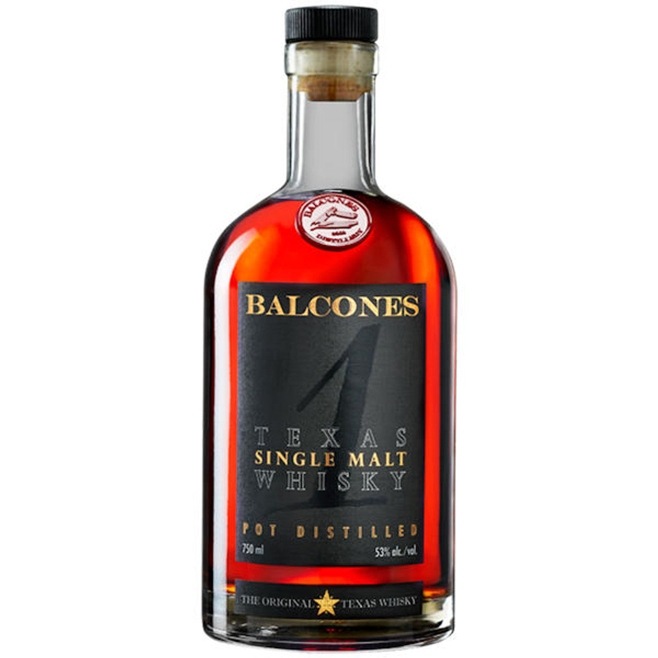 Balcones Texas Single Malt Whisky 1 Pot Distilled 106 Proof 750ml