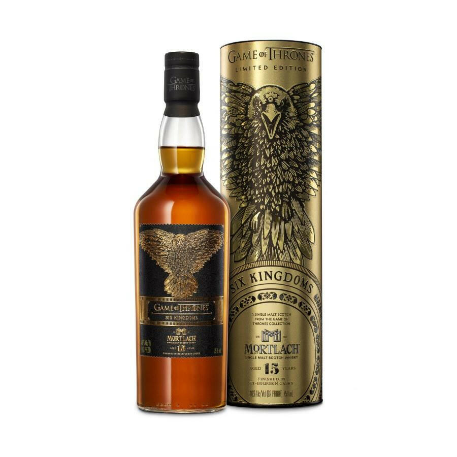 Mortlach Single Malt Scotch Game Of Thrones Six Kingdoms 15 Yr 92 750ml.