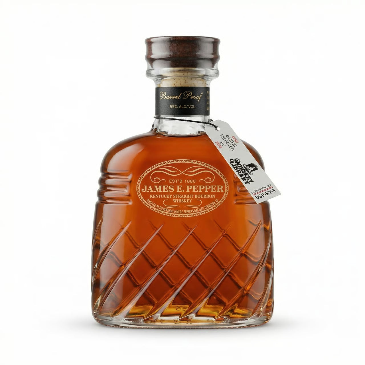 James E. Pepper Kentucky Straight Bourbon 750ml - Whiskey Library Barrel Pick #20-530