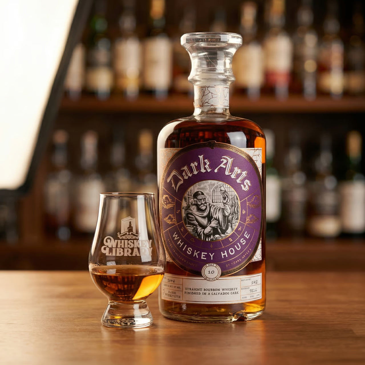 Dark Arts Whiskey House 10 Years Old Bourbon Finished In Calvados Casks Selected By Whiskey Library 750ml