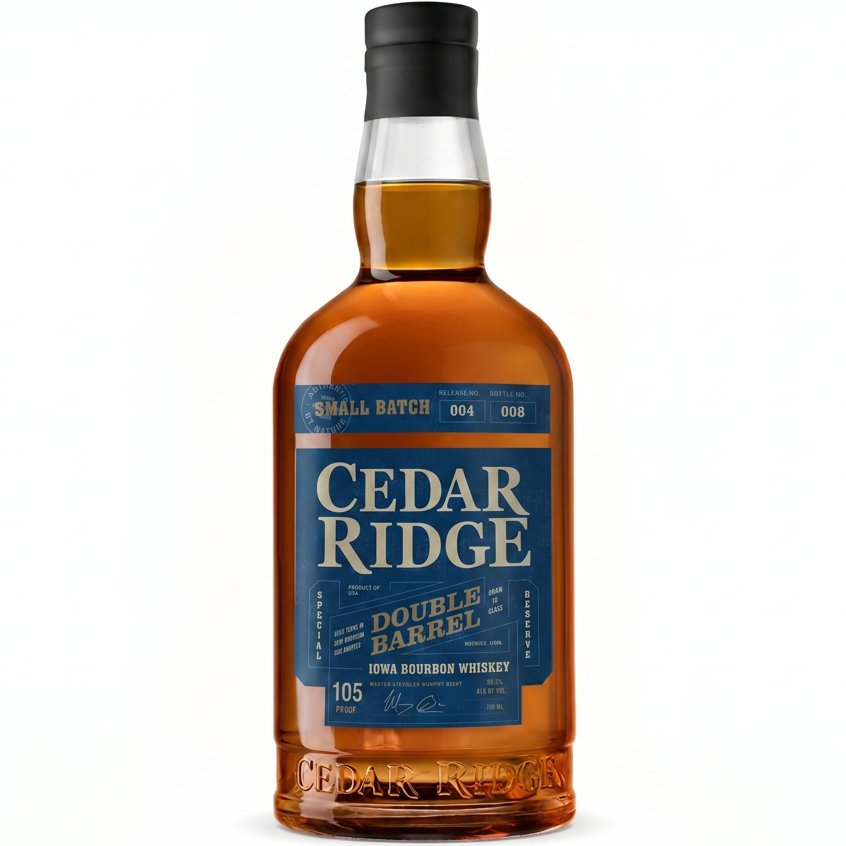 Cedar Ridge Double Barrel Bourbon Whiskey 750ml