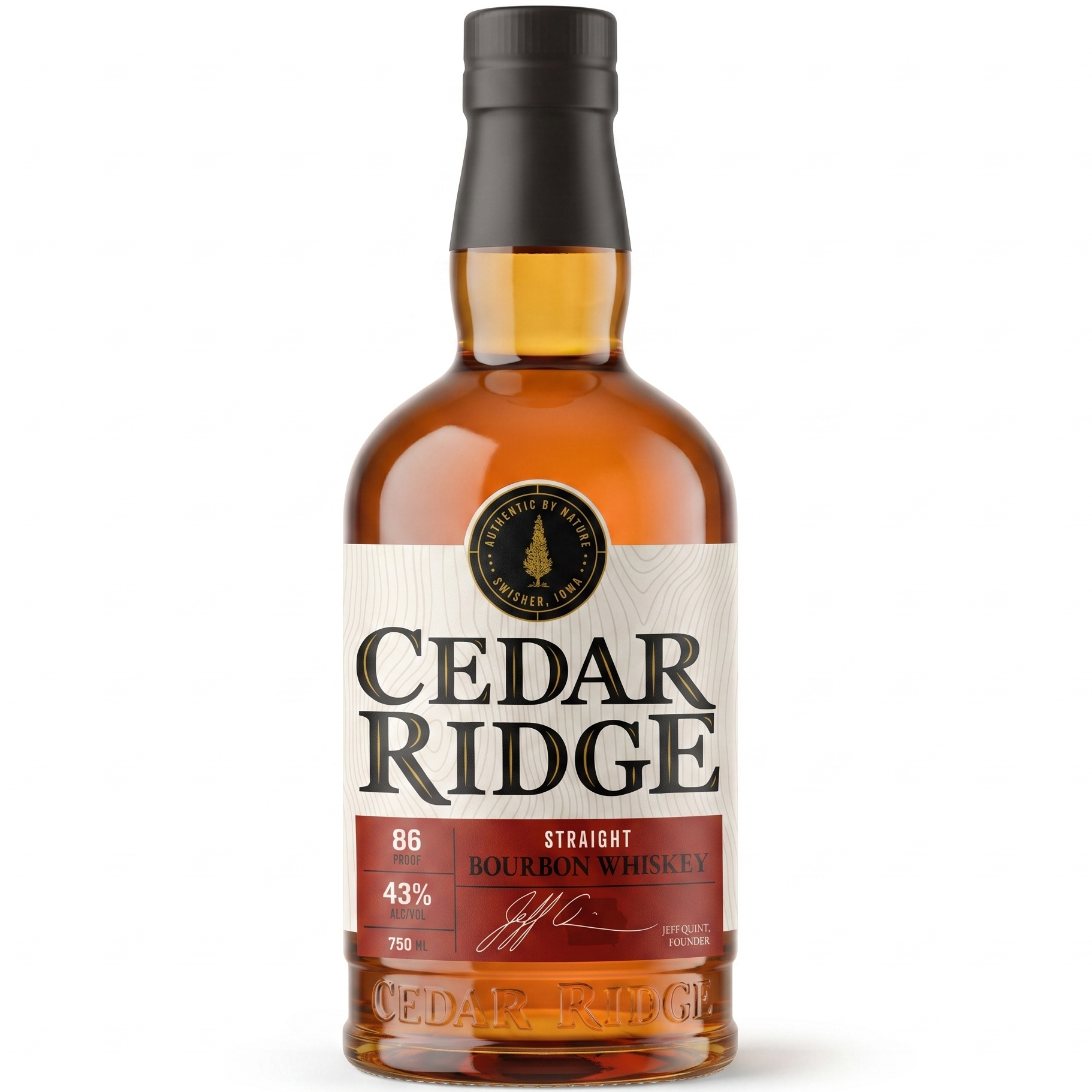 Cedar Ridge Straight Bourbon Whiskey 750ml