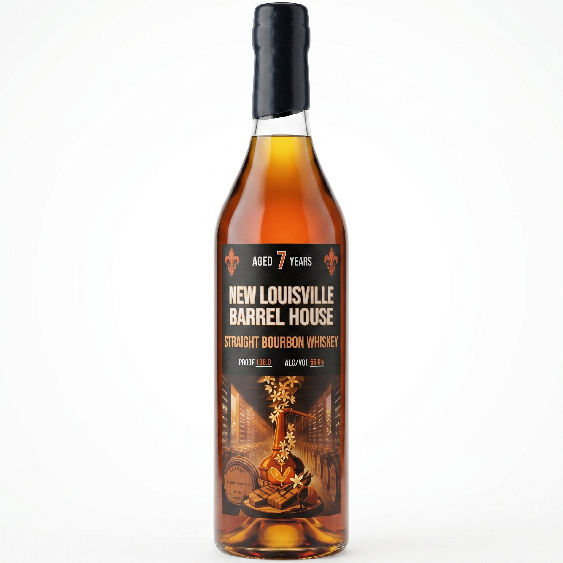 New Louisville 7 Years Old Single Barrel - Orange Blossom Char 750ml