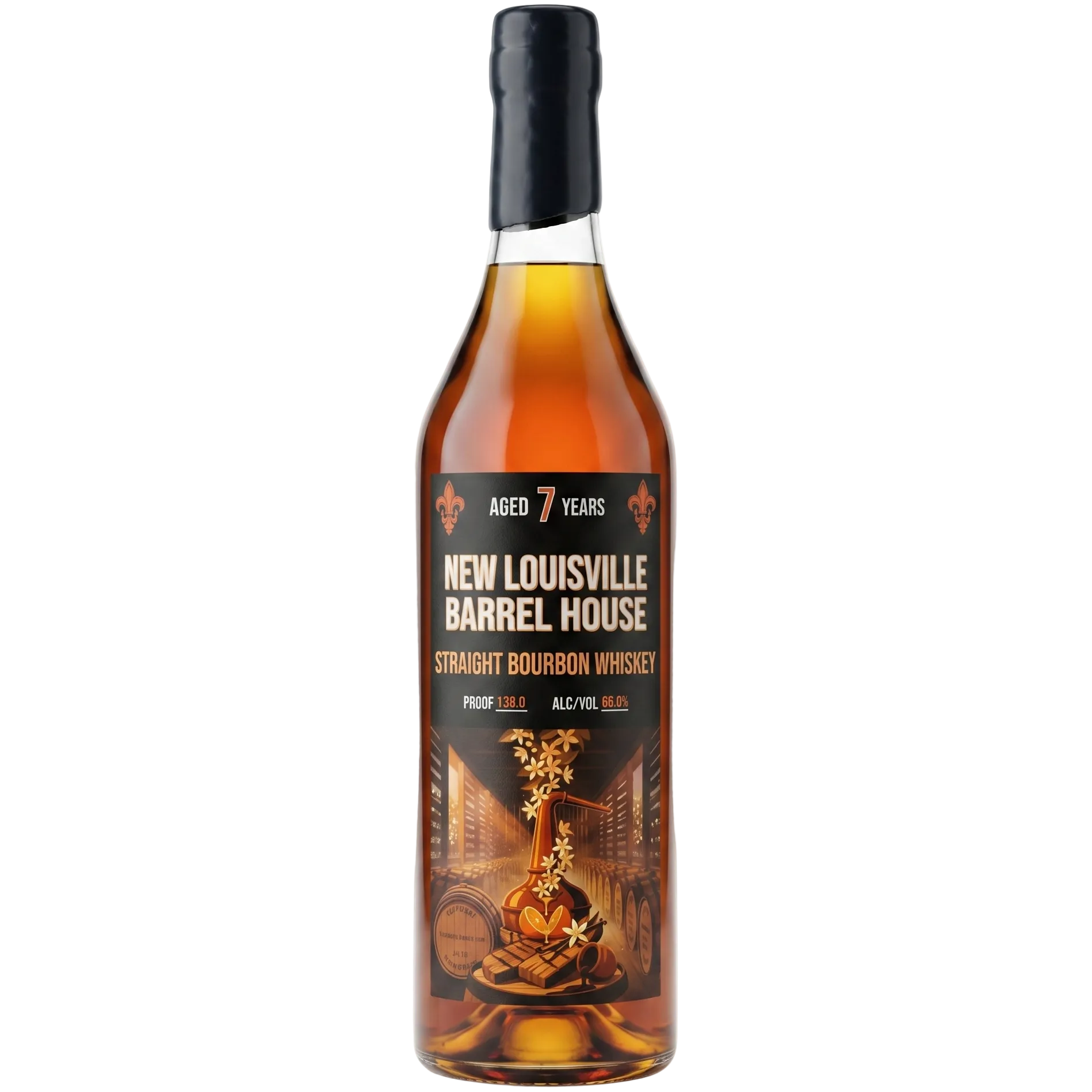 New Louisville 7 Years Old Single Barrel - Orange Blossom Char 750ml