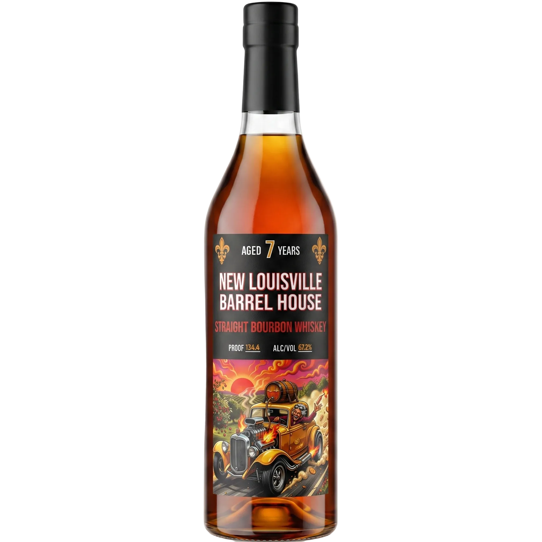 New Louisville 7 Years Old Single Barrel - Cherry Butter Cookies 750ml