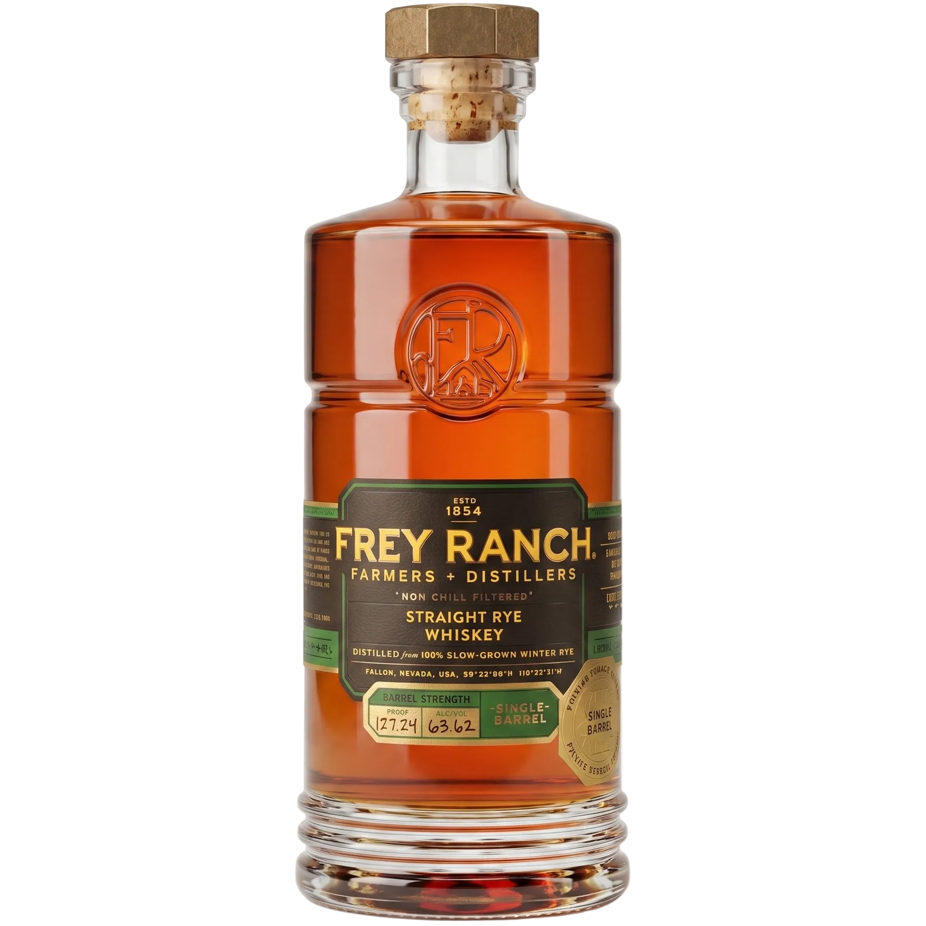 Frey Ranch Rye Single Barrel Pick by The Whiskey Library #2718 750ml