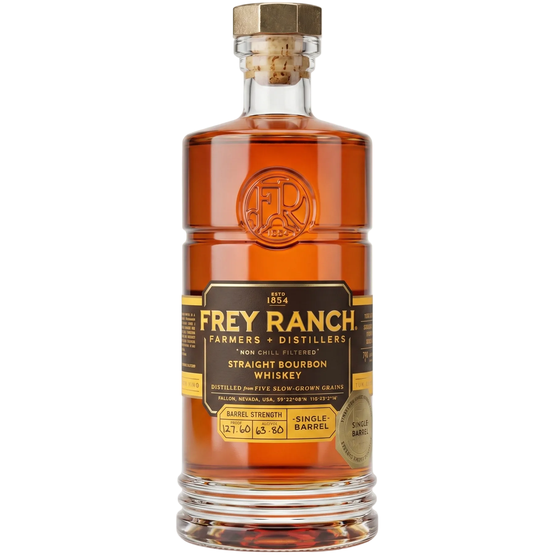 Frey Ranch Five Grain Single Barrel Bourbon #20-0516 750ml