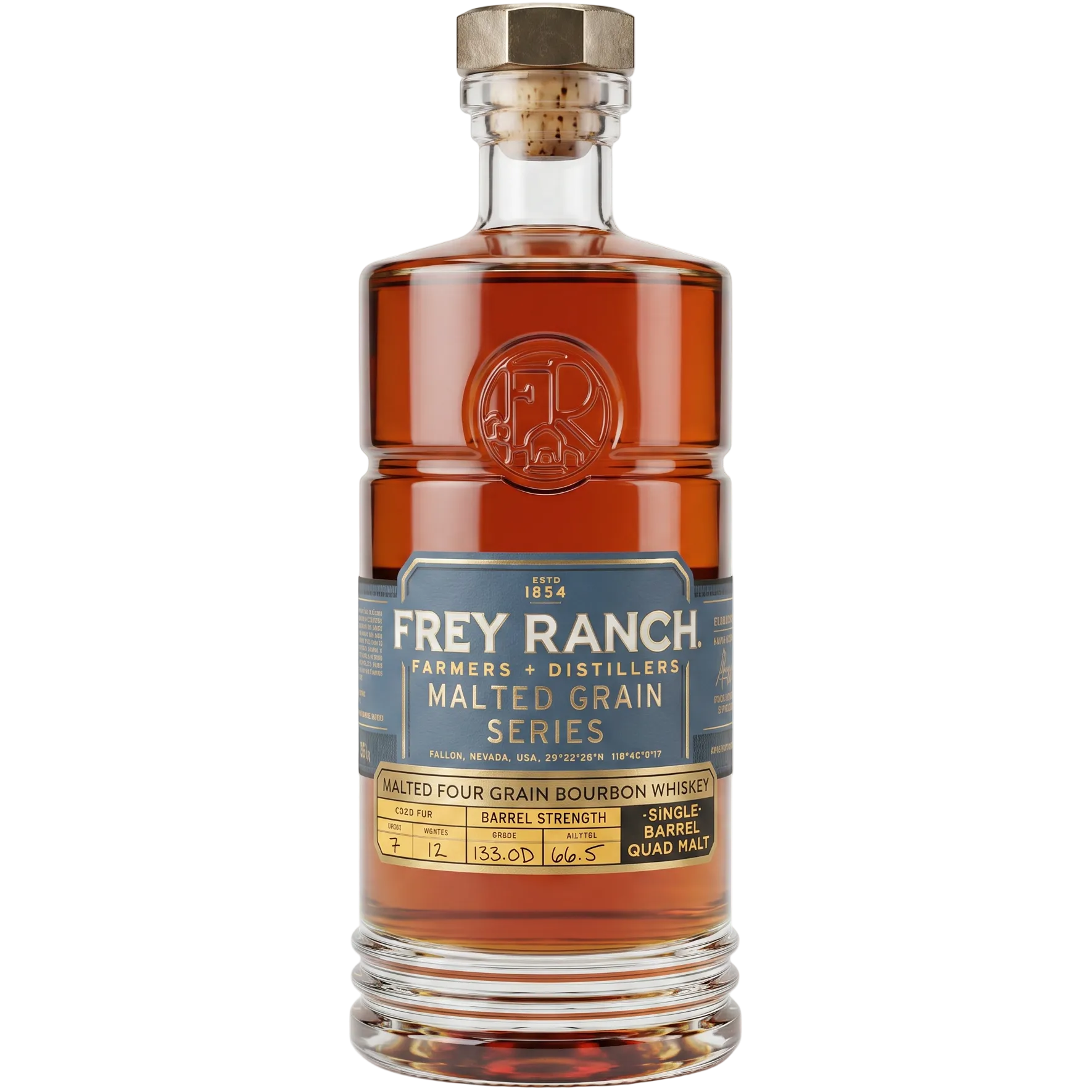 Frey Ranch Malted Grain Series Quad Malt Bourbon Whiskey #3044 750ml