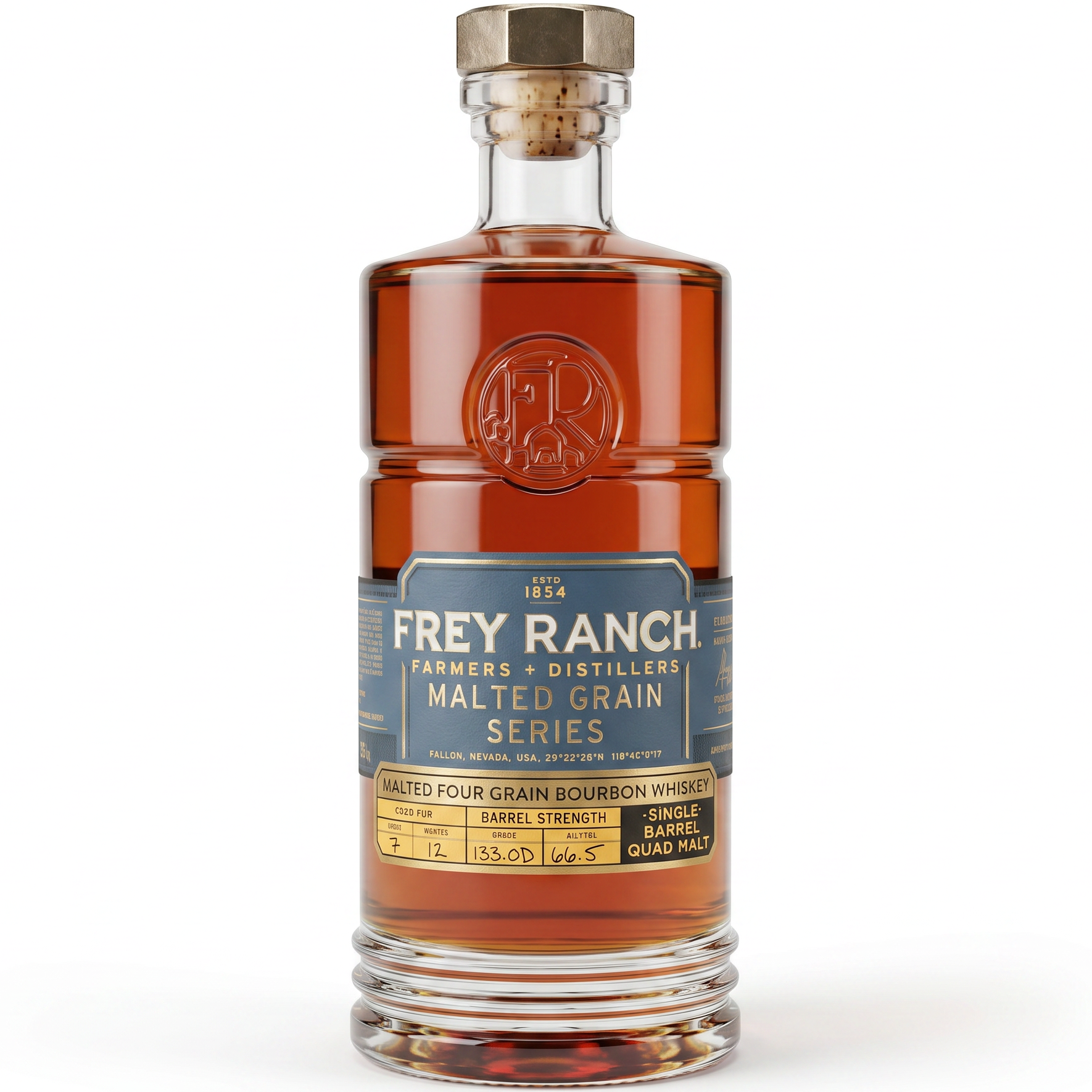 Frey Ranch Malted Grain Series Quad Malt Bourbon Whiskey #3044 750ml