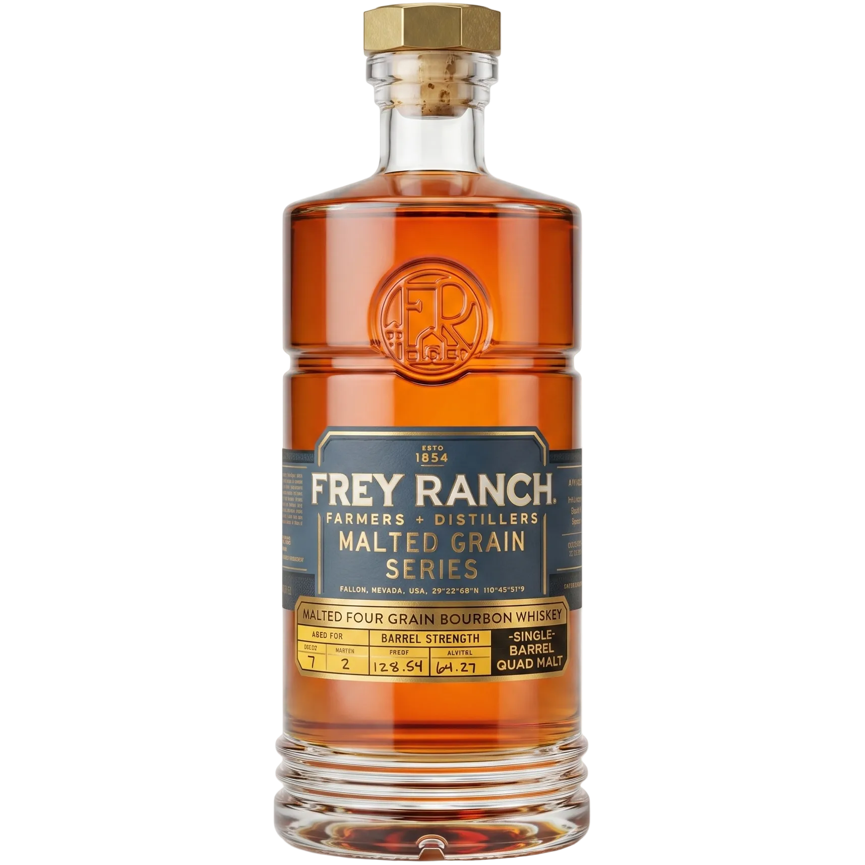 Frey Ranch Malted Grain Series Quad Malt Bourbon Whiskey #3036 750ml