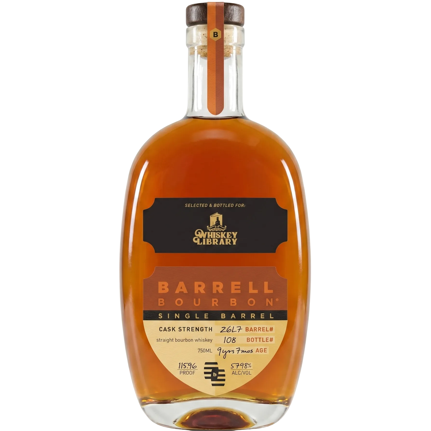 Barrell Craft Spirits Single Barrel: Z6L7 750ml