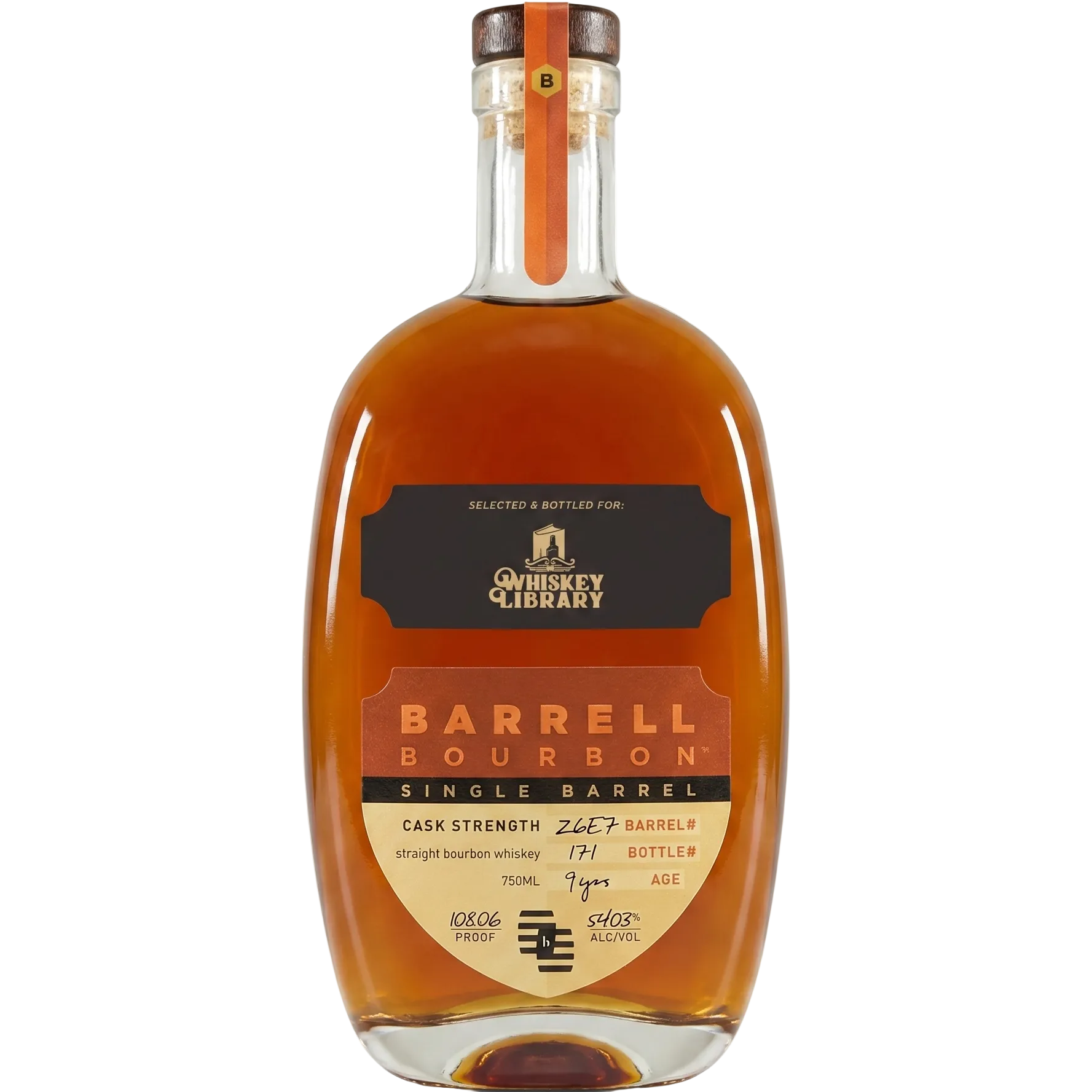 Barrell Craft Spirits Single Barrel: Z6E7 750ml