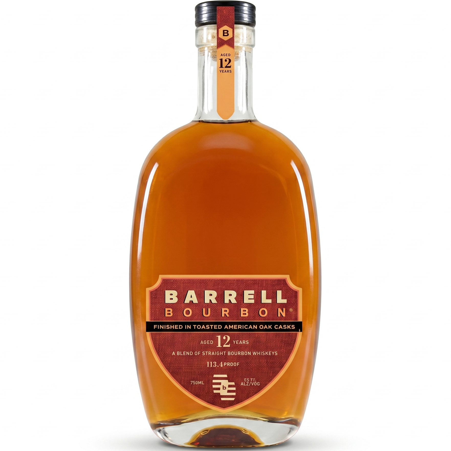 Barrell Craft Spirits 12 Year Toasted American Oak Cask Finish Bourbon 750ml
