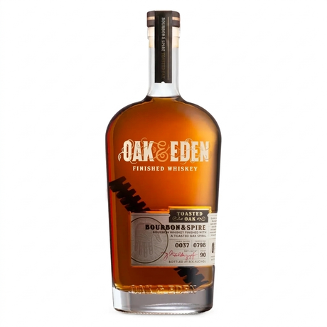 Oak & Eden 90 Proof Bourbon & Spire Toasted Oak 750ml
