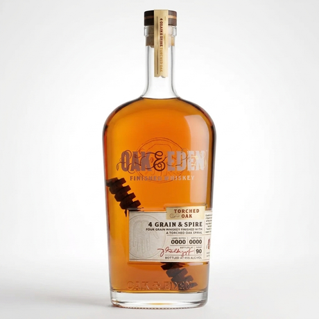 Oak & Eden 90 Proof 4 Grain & Spire Torched Oak Finished Whiskey 750ml
