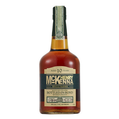 Henry Mckenna Single Barrel Bourbon 10 Years Old Bottled In Bond 100 Proof 750ml