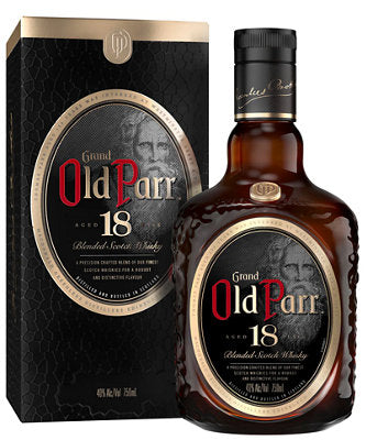 Old Parr Blended Scotch Whisky Deluxe 18 Years Old 80 Proof 750ml