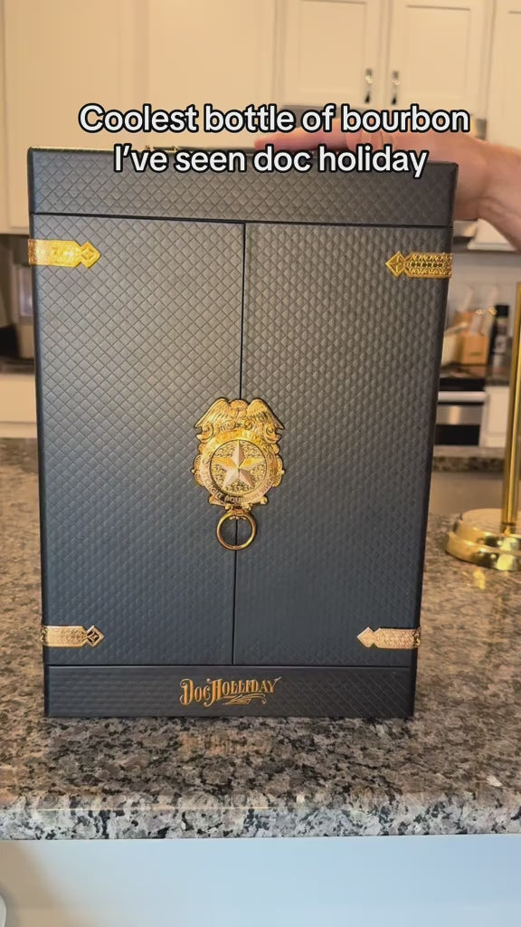 Doc Holliday 10 Year Bourbon 750ml - Limited Edition Decanter Gift Set