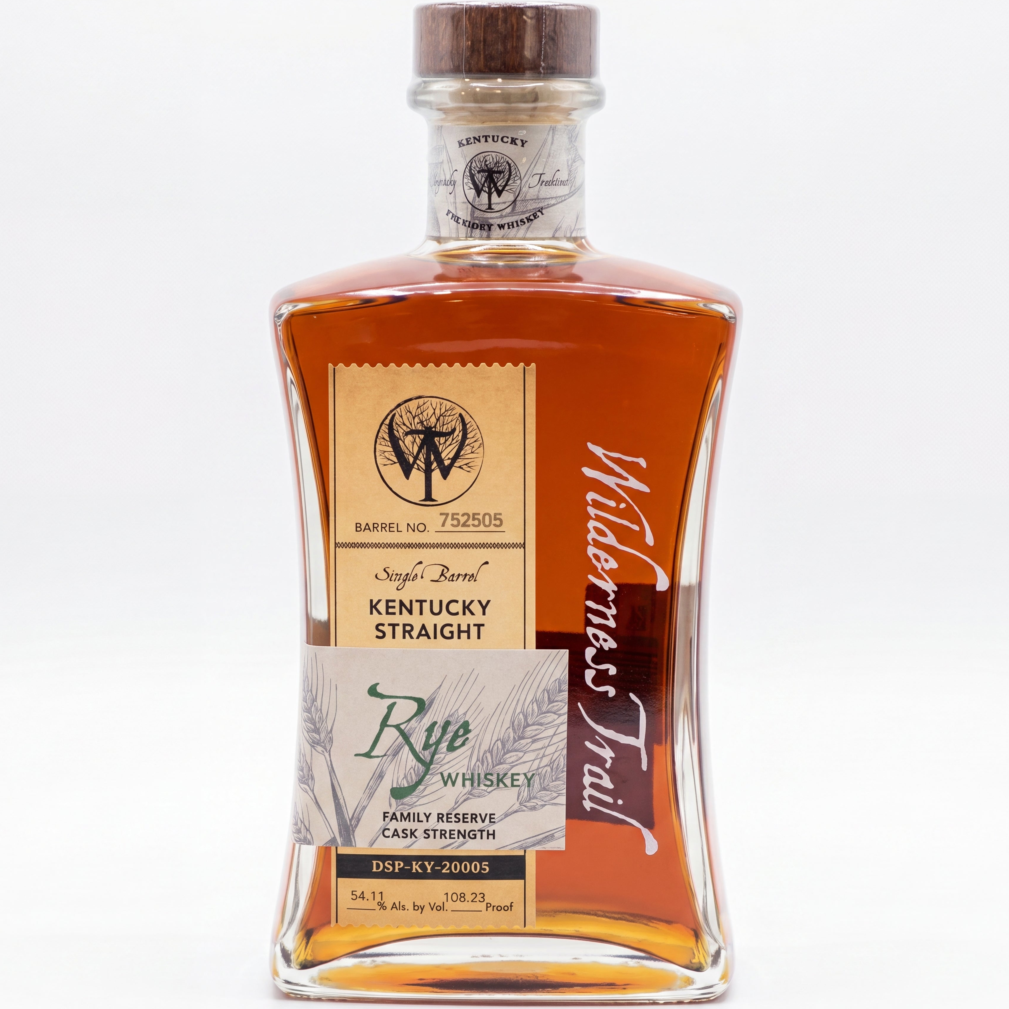 Wilderness Trail Kentucky Straight Rye Whiskey Single Barrel 750ml