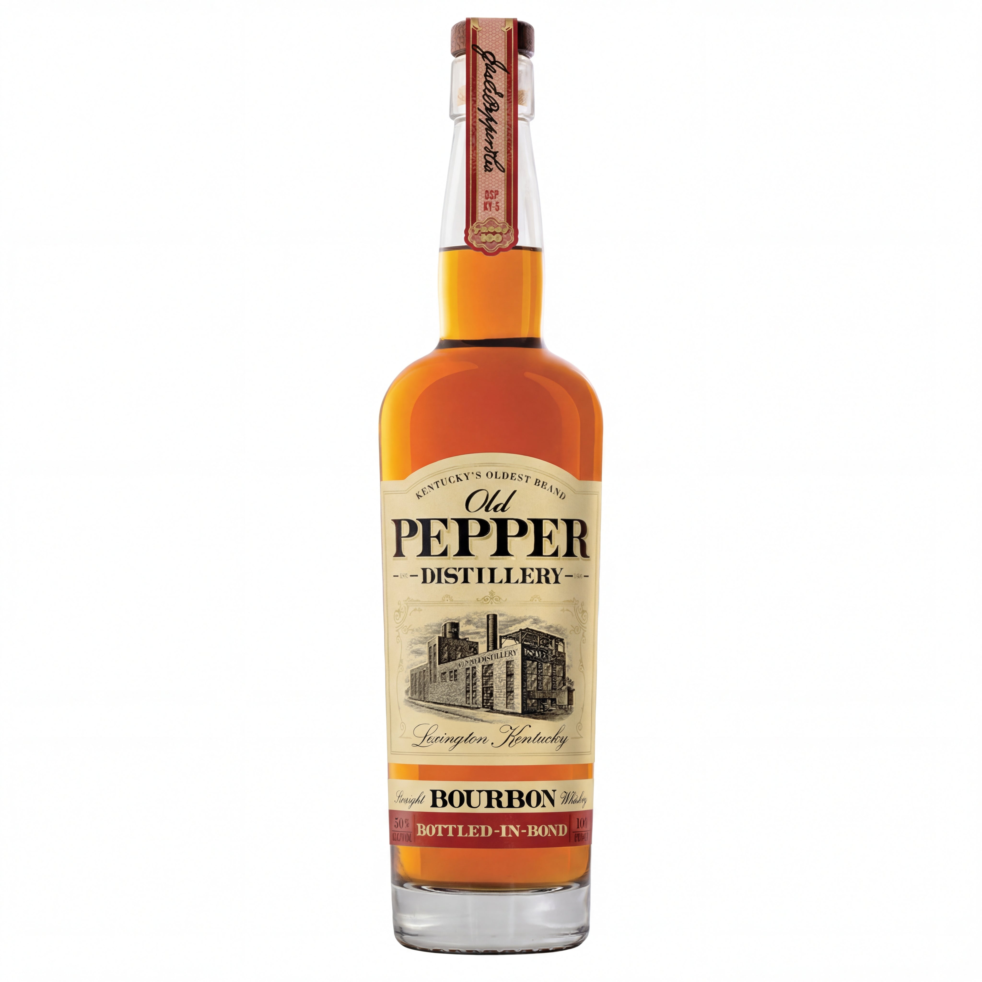 Old Pepper Distillery Bottled-in-Bond Straight Bourbon Whiskey 750ml