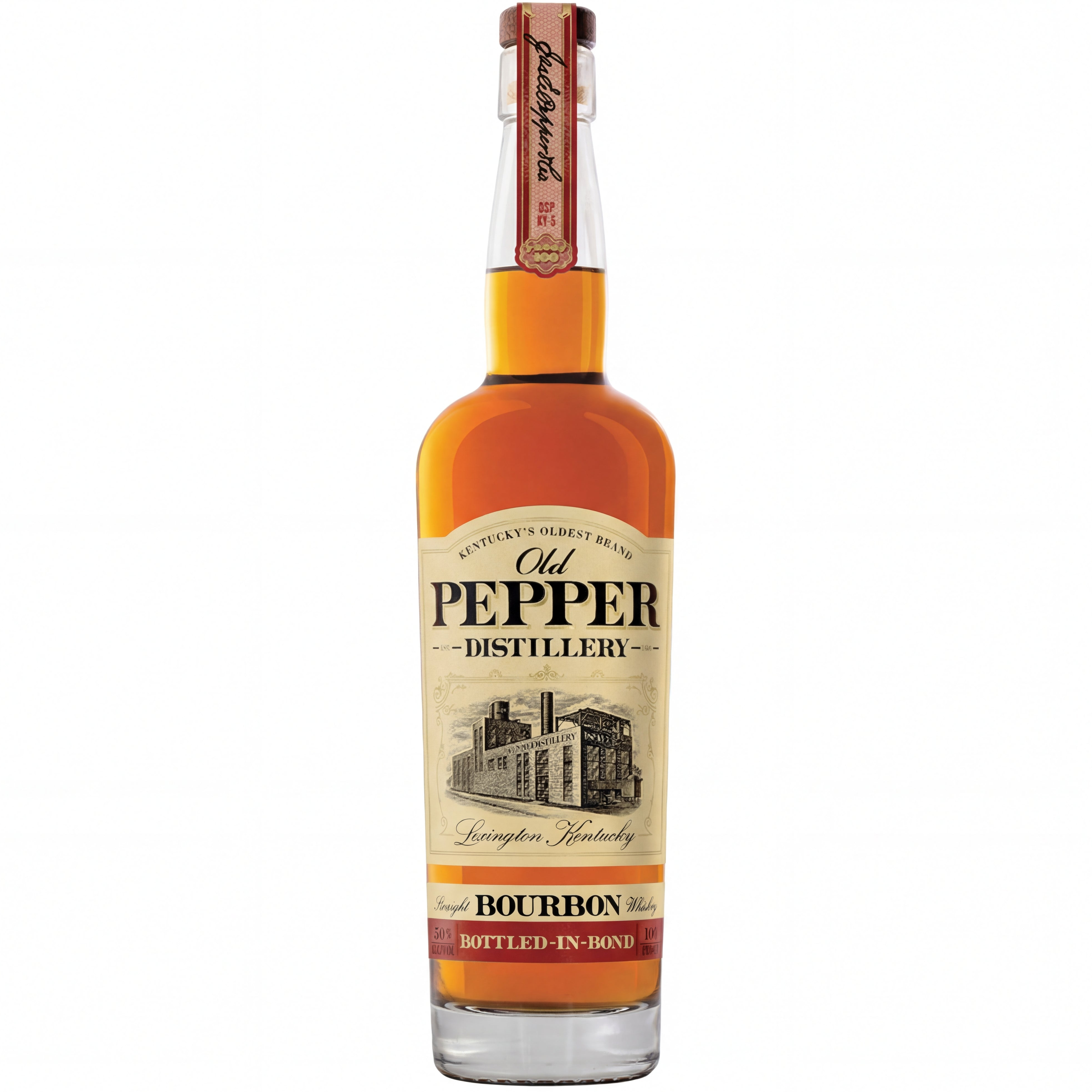 Old Pepper Distillery Bottled-in-Bond Straight Bourbon Whiskey 750ml