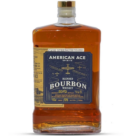 American Ace Cask Strength Blended Bourbon Whiskey 750ml