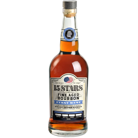15 Stars Fine Aged Bourbon First West Bourbon 750ml